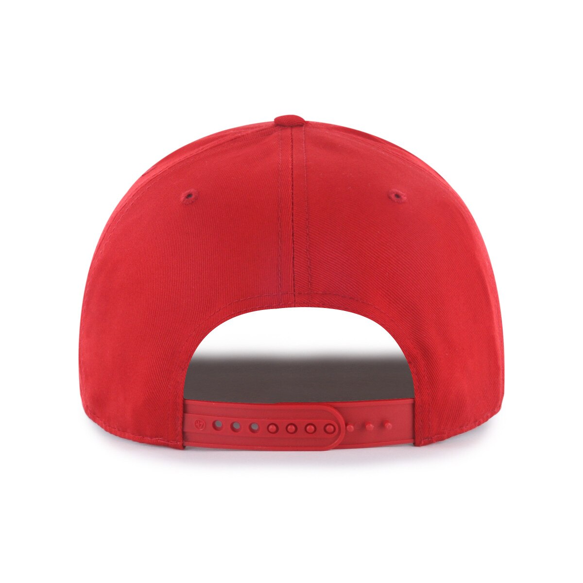 Red Adjustable Overhand Snapback Ha